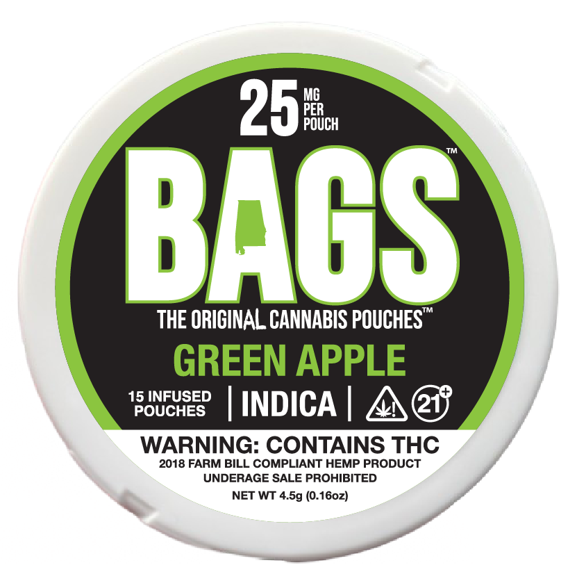 25mg THC Indica Pouches